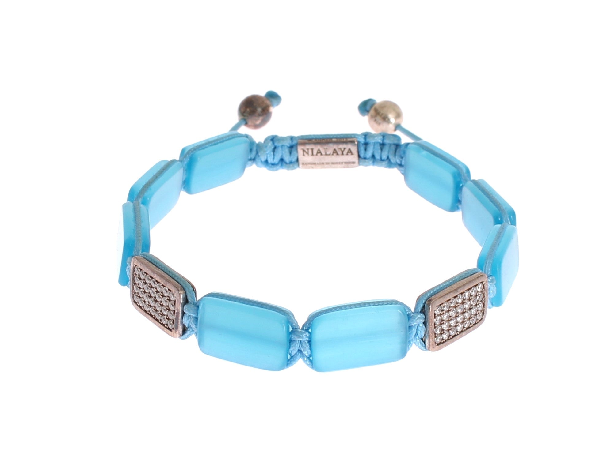 CZ Opal 925 Silver Bracelet - l
