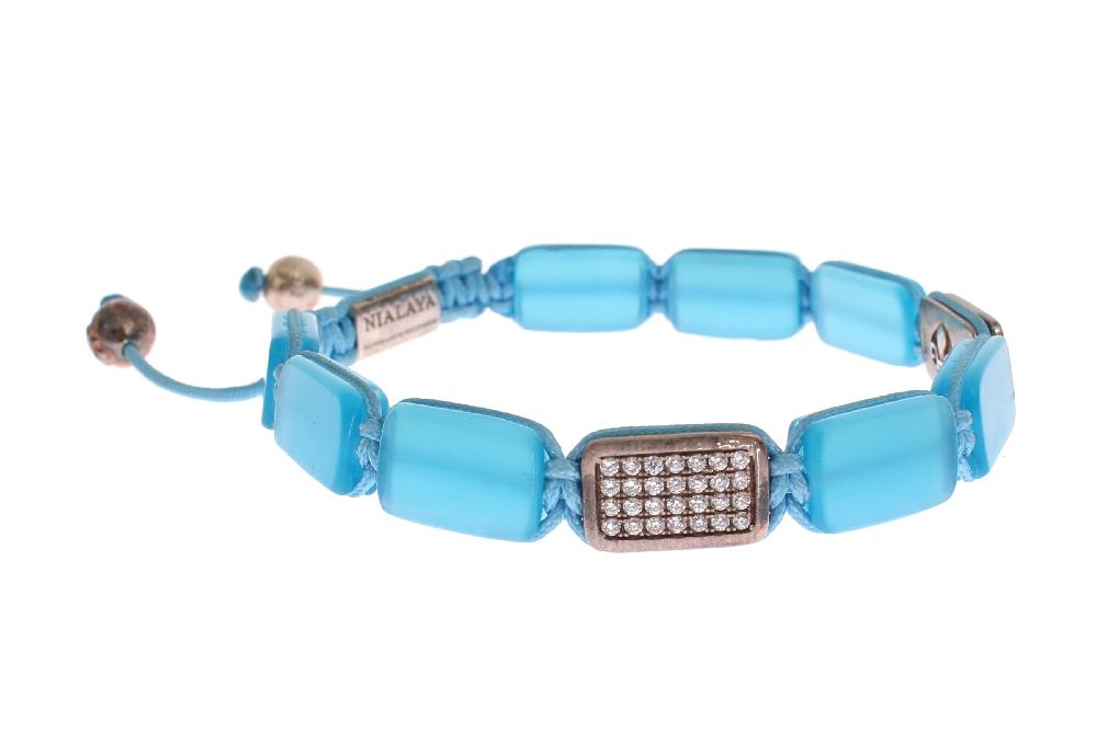 CZ Opal 925 Silver Bracelet - l