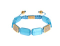 CZ Opal 18K Gold 925 Bracelet - l