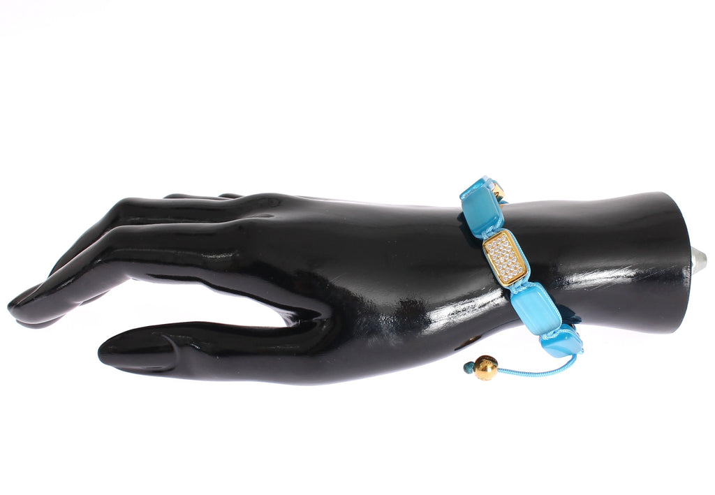 CZ Opal 18K Gold 925 Bracelet - s