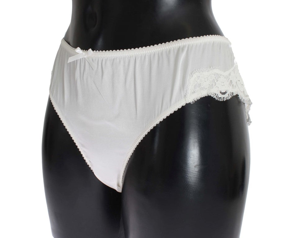 White Satin Stretch Underwear Panties - it1-xs