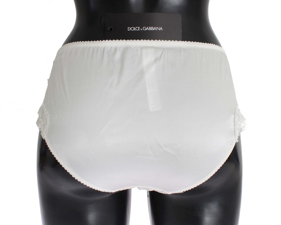 White Satin Stretch Underwear Panties - it1-xs