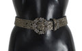 Crystal Buckle Sequined Waist Belt - 65-cm-26-inches