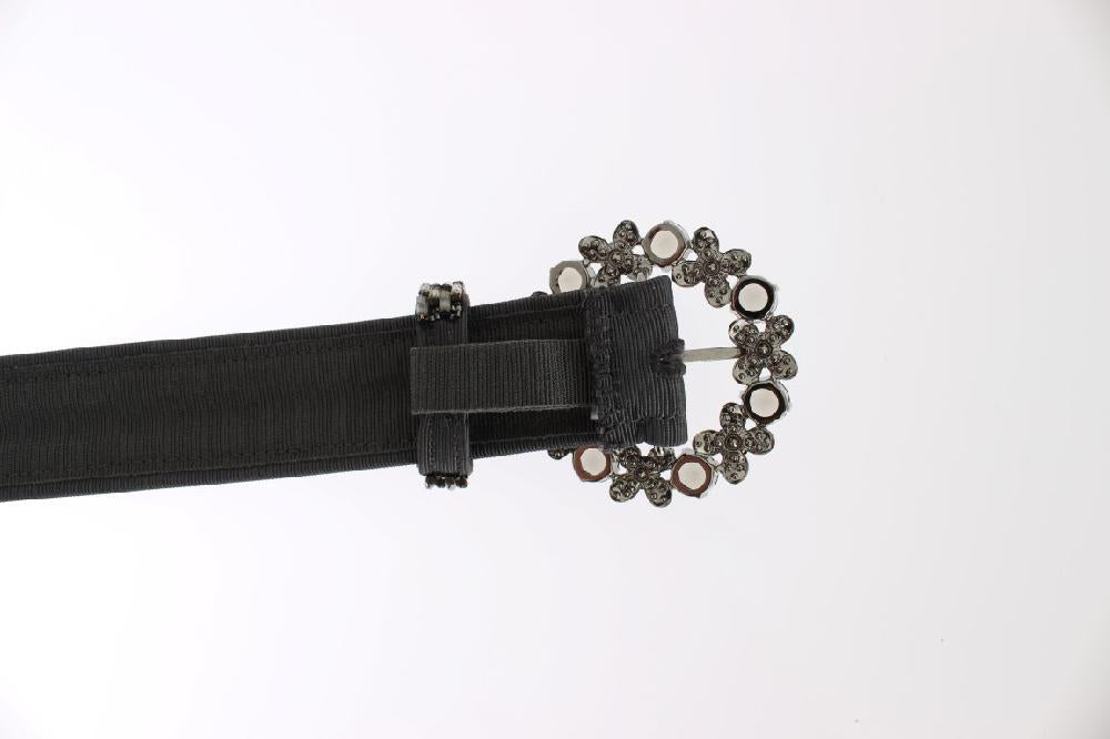 Crystal Buckle Sequined Waist Belt - 65-cm-26-inches