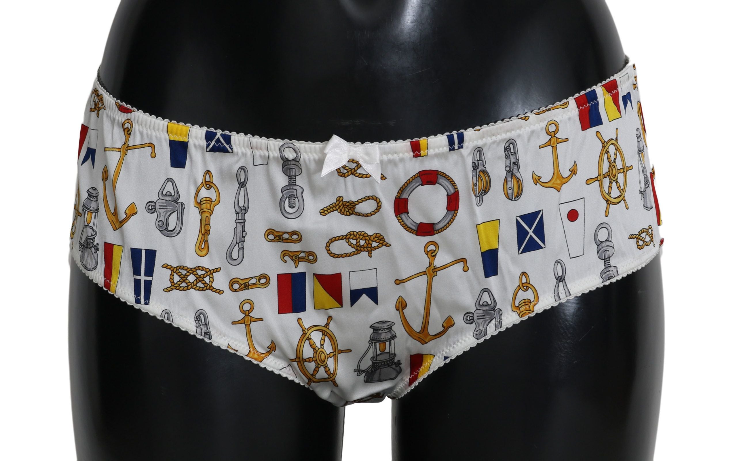 Underwear Sailor Print Silk Bottoms - it4-l