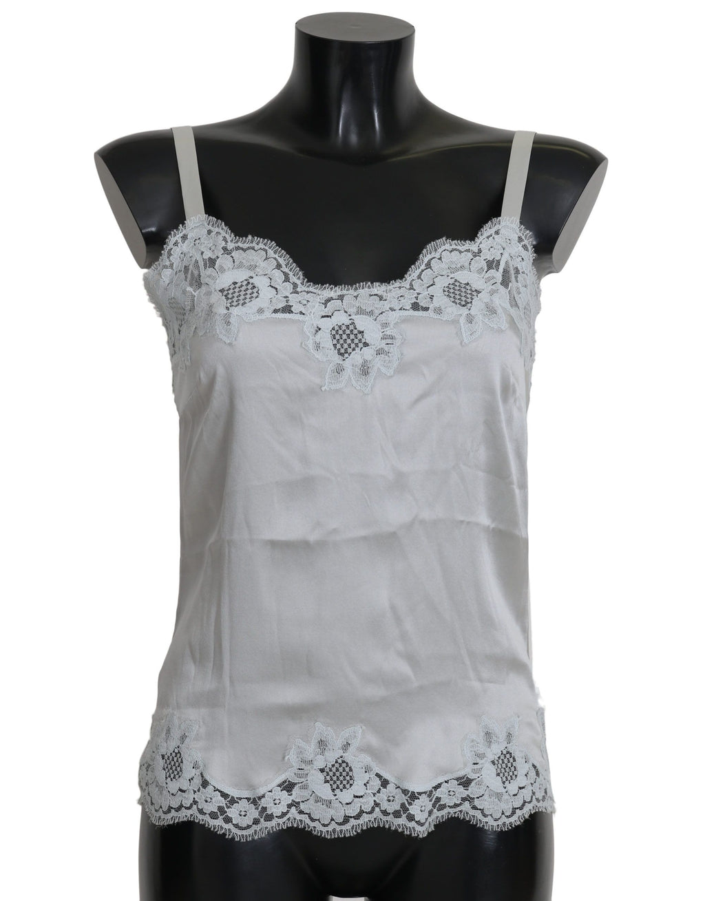 Green Silk Lace Dress Chemisole Lingerie - it-xs
