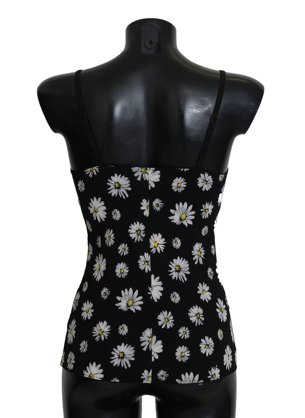 Black Daisy Print Dress Lingerie Chemisole - it2-s