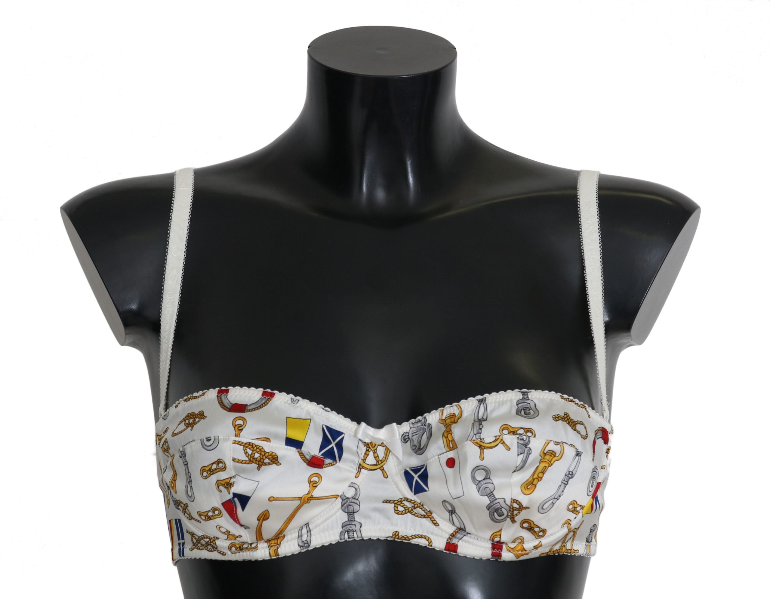 White Balconcino Sailor Print Underwear - it2-s