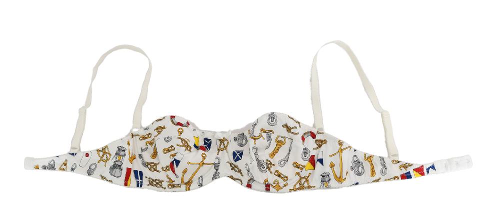White Balconcino Sailor Print Underwear - it2-s