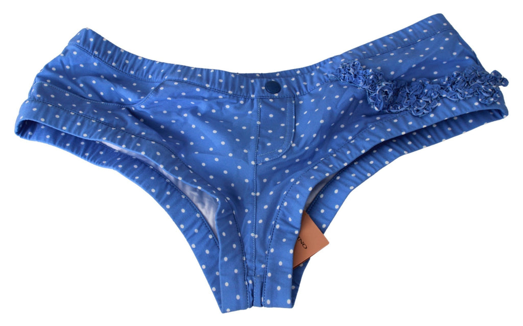 Blue Shorts Beachwear Bikini Bottoms Swimsuit - it2-s