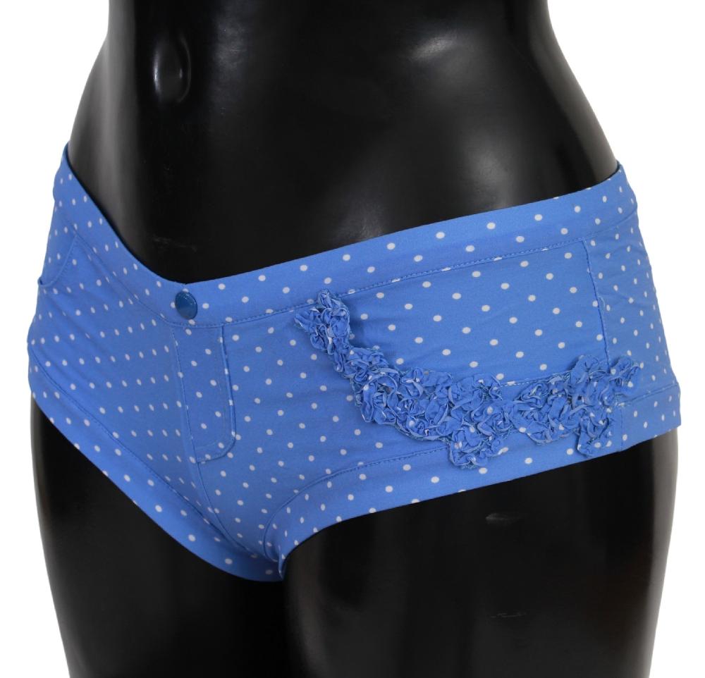 Blue Shorts Beachwear Bikini Bottoms Swimsuit - it2-s