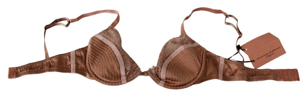 Nude Lace Push Up Silk Underwear - it2-s
