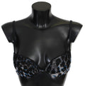 Black Lace Reggiseno Nylon Bra Underwear - it3-m