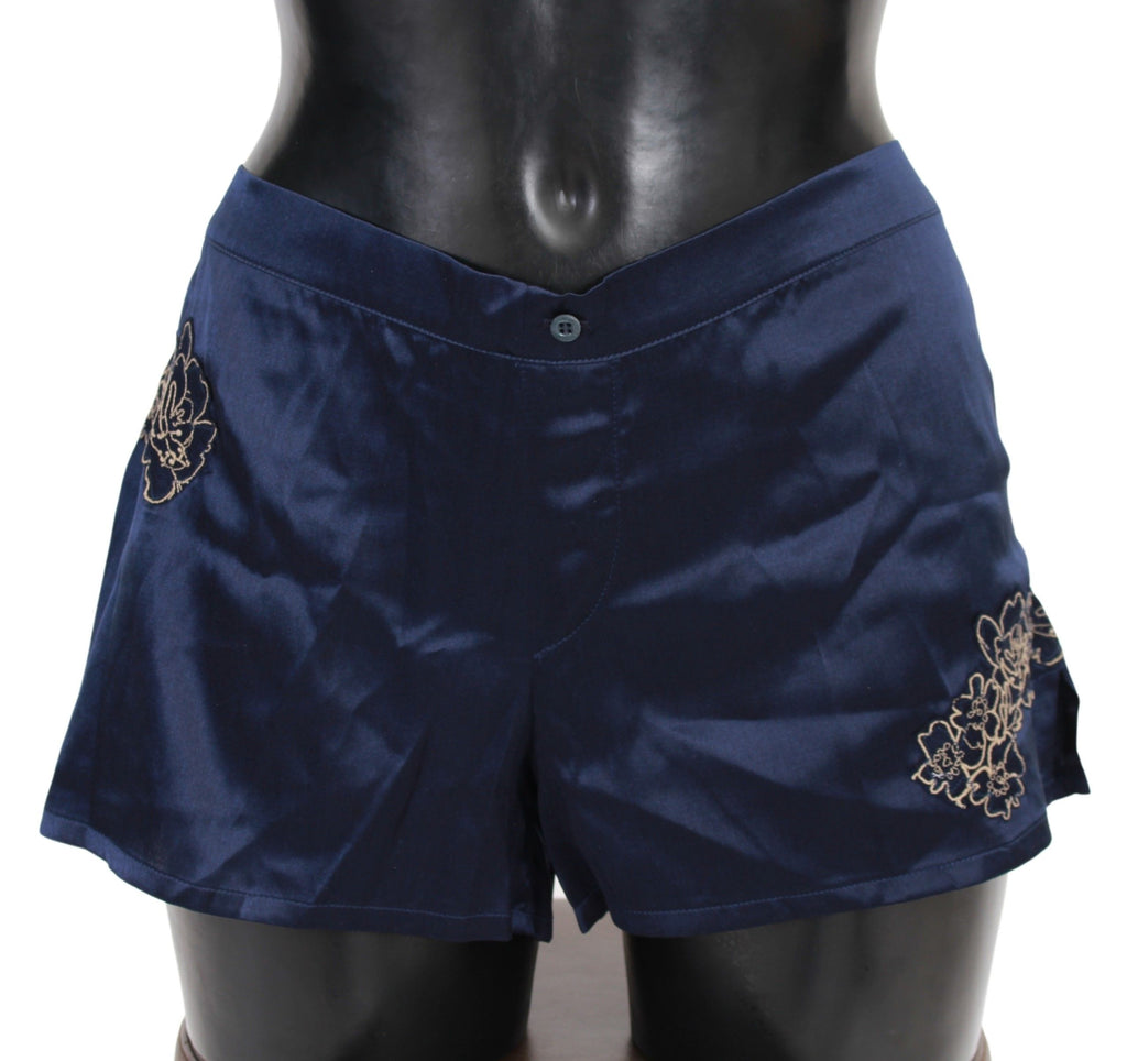 Cotton Blue Lingerie Shorts Underwear - it2-s