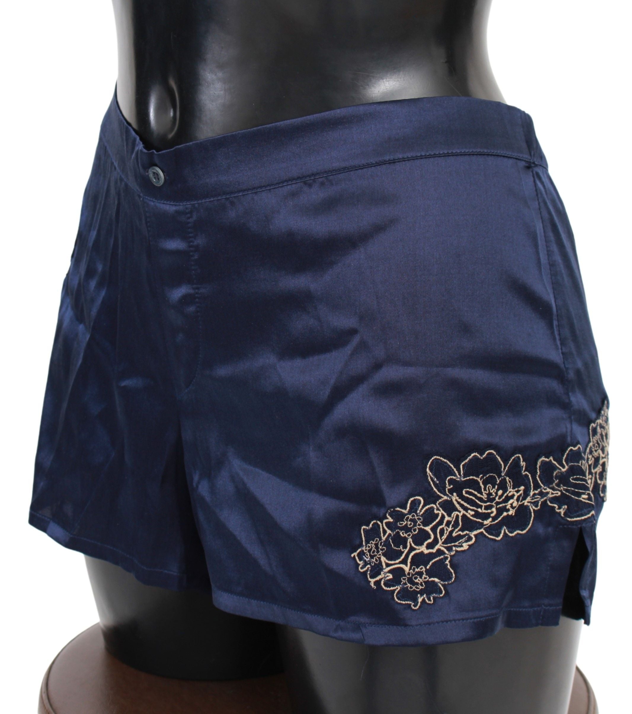 Cotton Blue Lingerie Shorts Underwear - it2-s