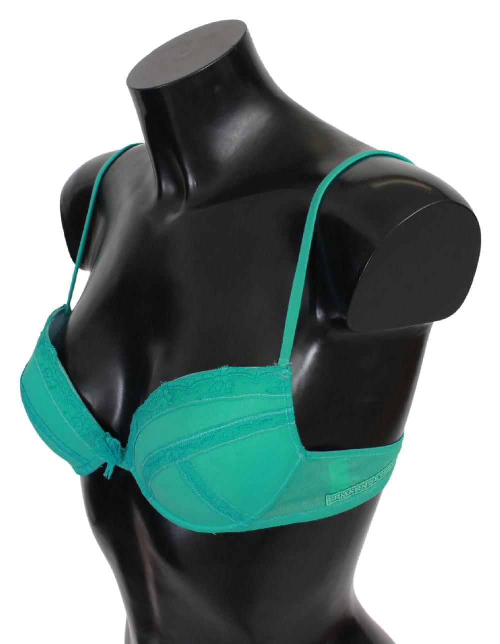 Green Push Up Bra 100% Cotton Underwear - it2-s