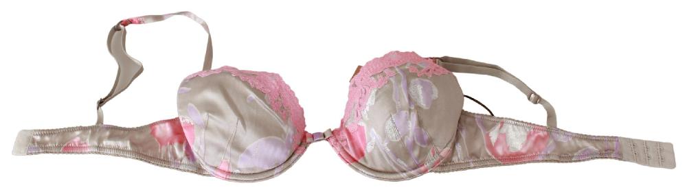 Pink Lace Silk Stretch Push Up Underwear - it2-s
