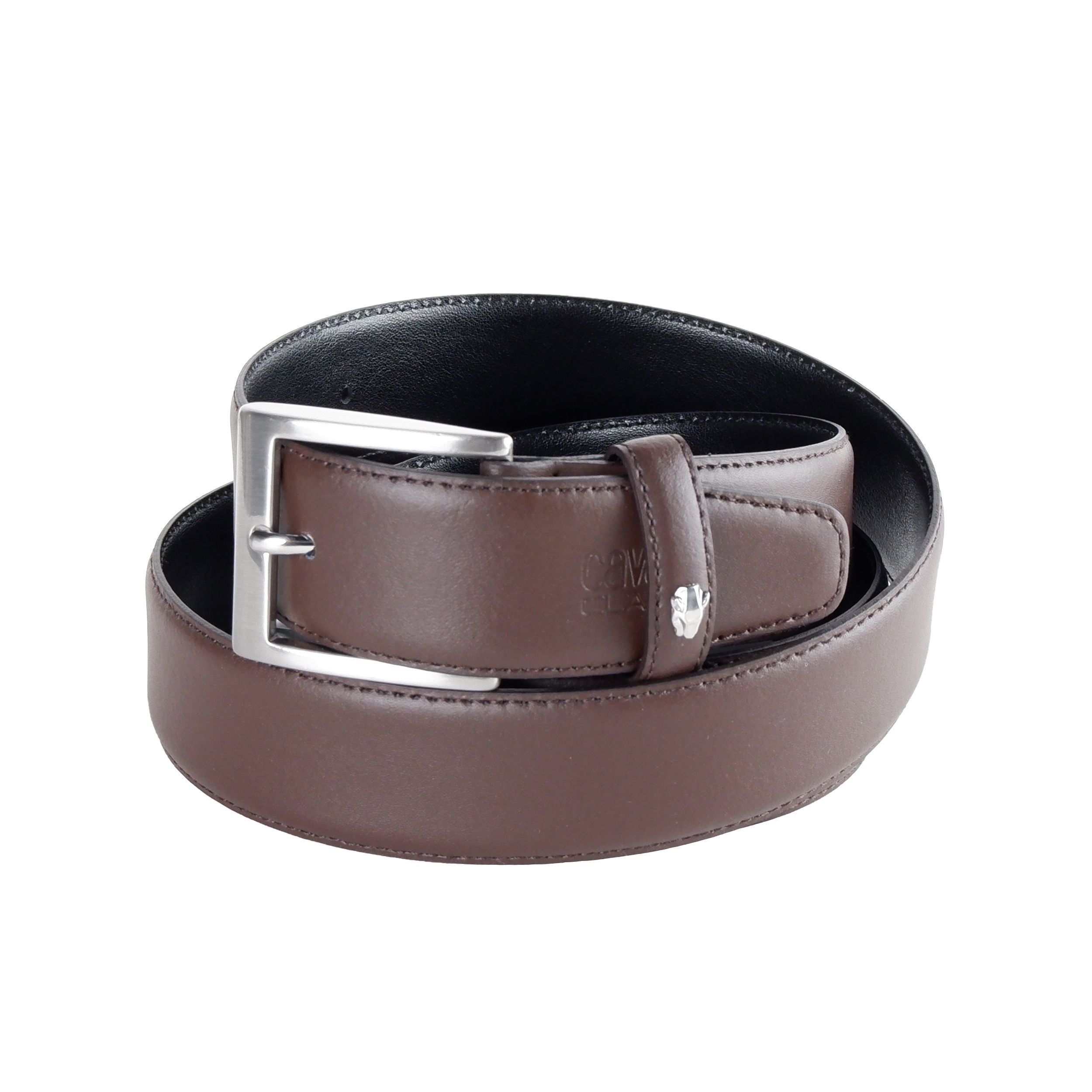 Brown Leather Di Calfskin Belt - 110-cm-44-inches
