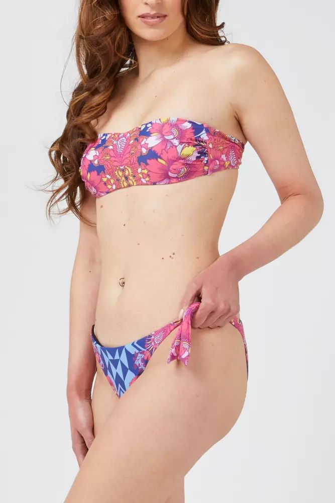 Fuchsia Polyester Swimwear - s
