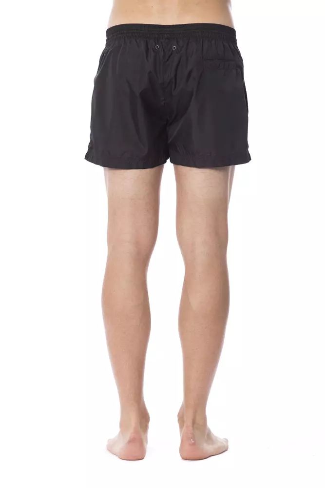 Black Polyester Swimwear - it50-l