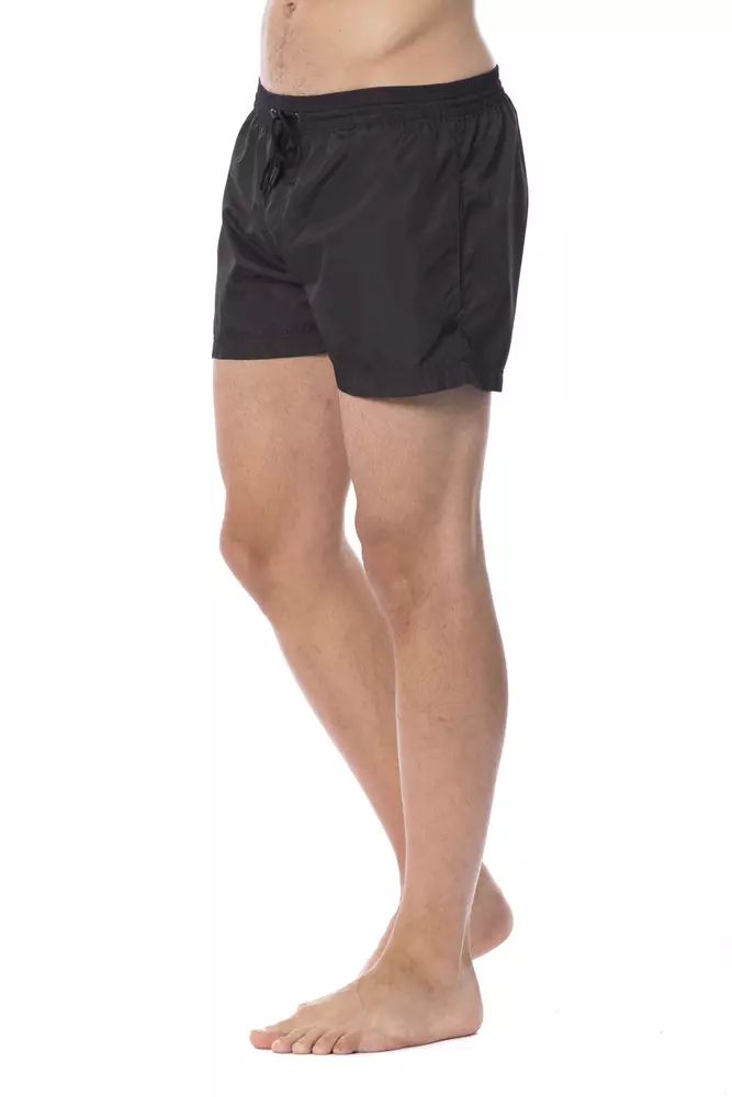 Black Polyester Swimwear - it54-xl