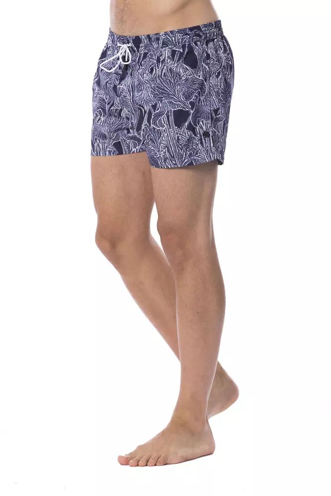 Blue Polyester Swimwear - it48-m