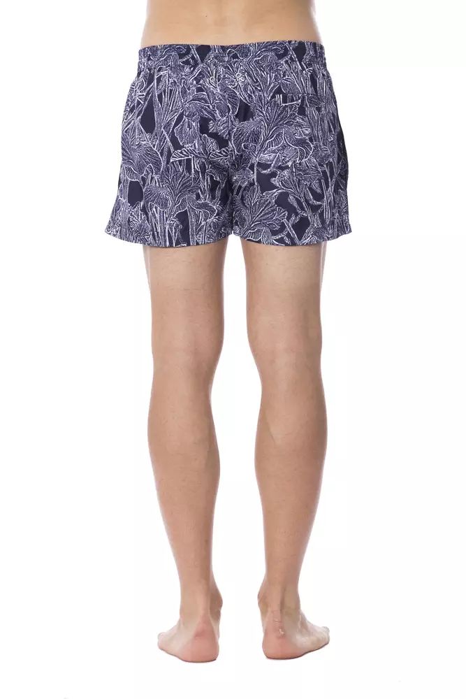 Blue Polyester Swimwear - it48-m