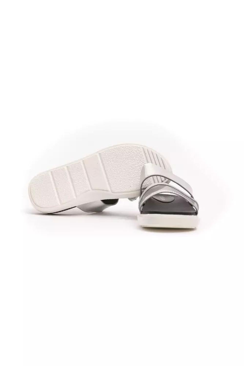 Sandalo in materiale esterno argento - EU41/US11