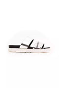 Sandalo in materiale esterno argento - EU40/US10