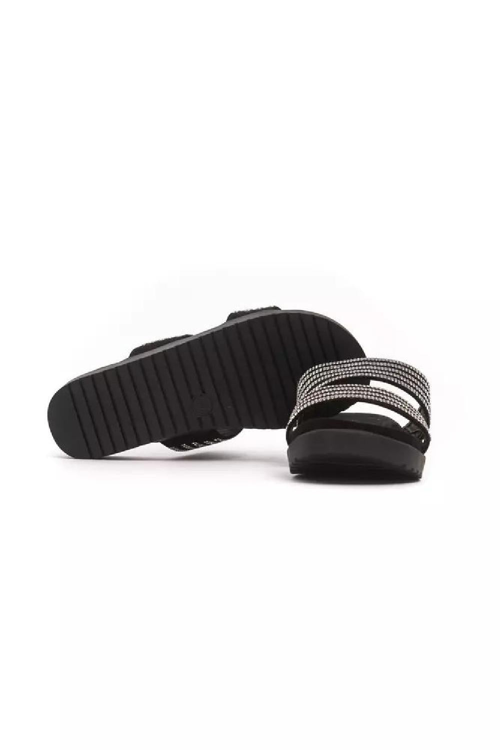 Sandalo in materiale esterno argento - EU39/US9