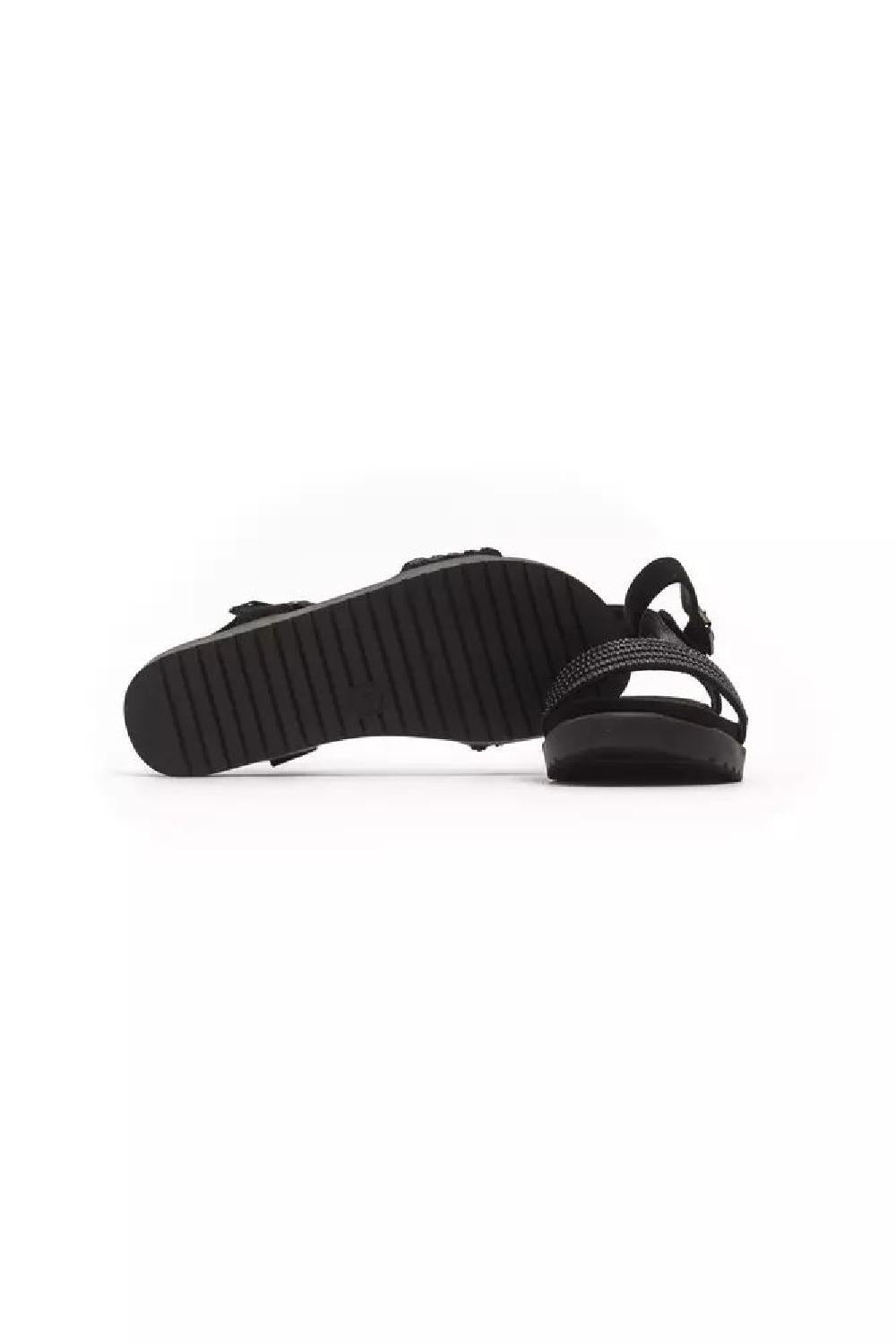 Sandalo in materiale esterno nero - EU41/US11