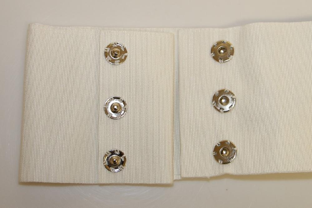 White Crystal Brass Wide Waist Runway Belt - it44-l