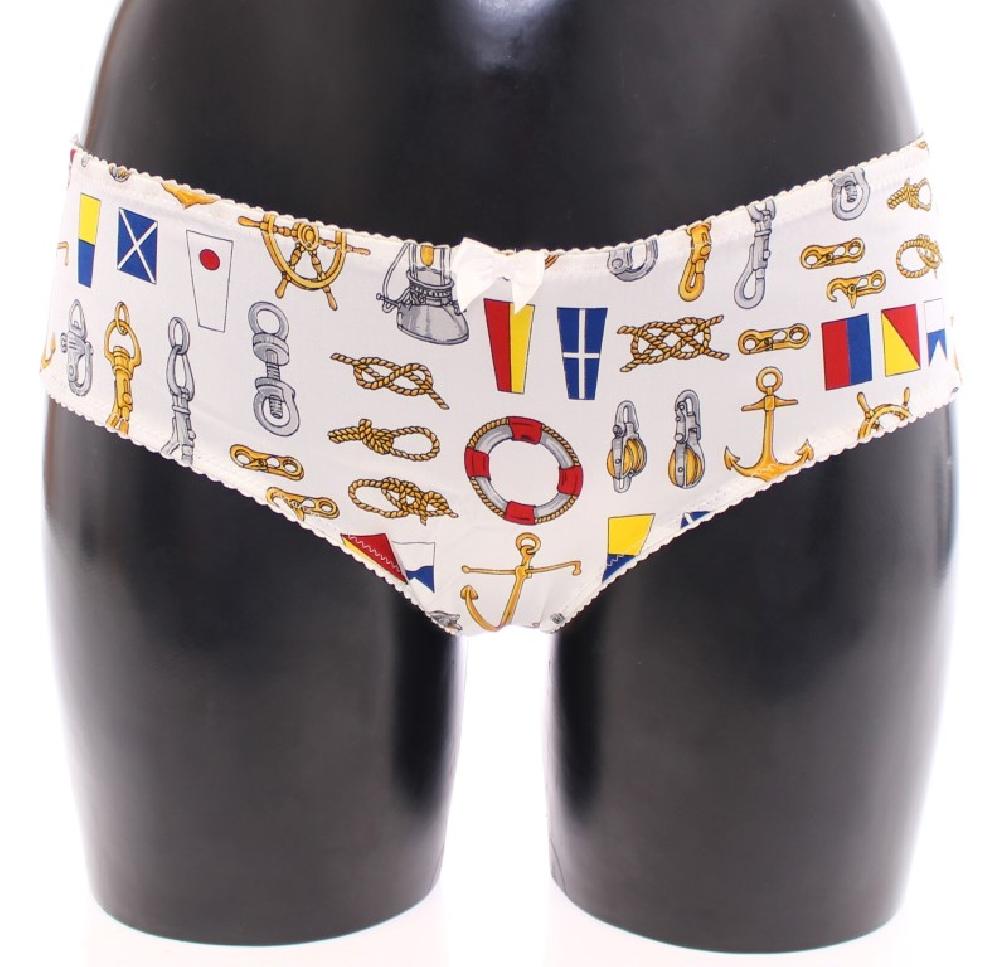 White Sailor Bra Panty Stretch Underwear - it1-xs