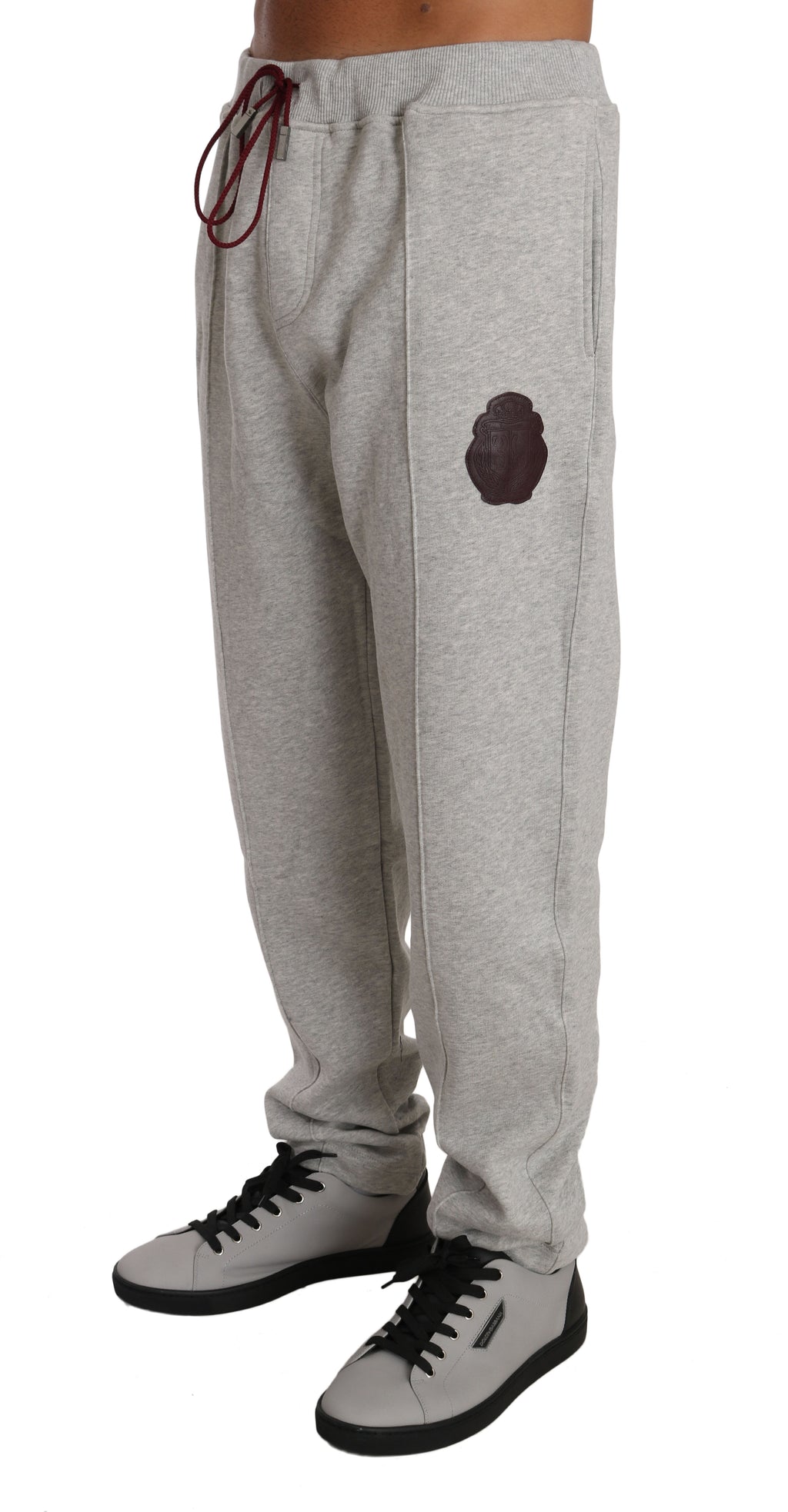 Gray Cotton Sweater Pants Tracksuit - 3xl