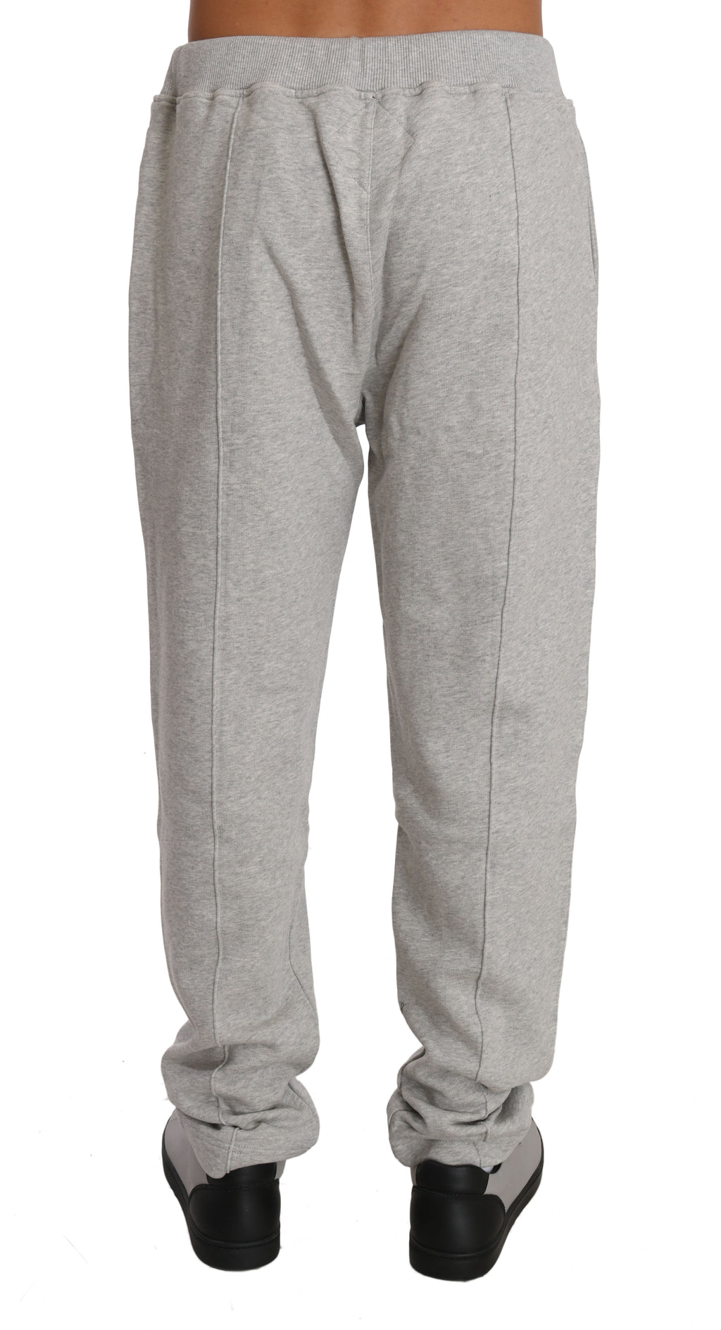 Gray Cotton Sweater Pants Tracksuit - 3xl