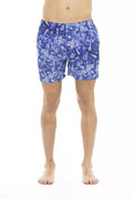 Light Blue Polyester Swimwear - l