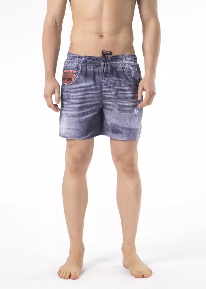 Blue Polyester Swimwear - xxl