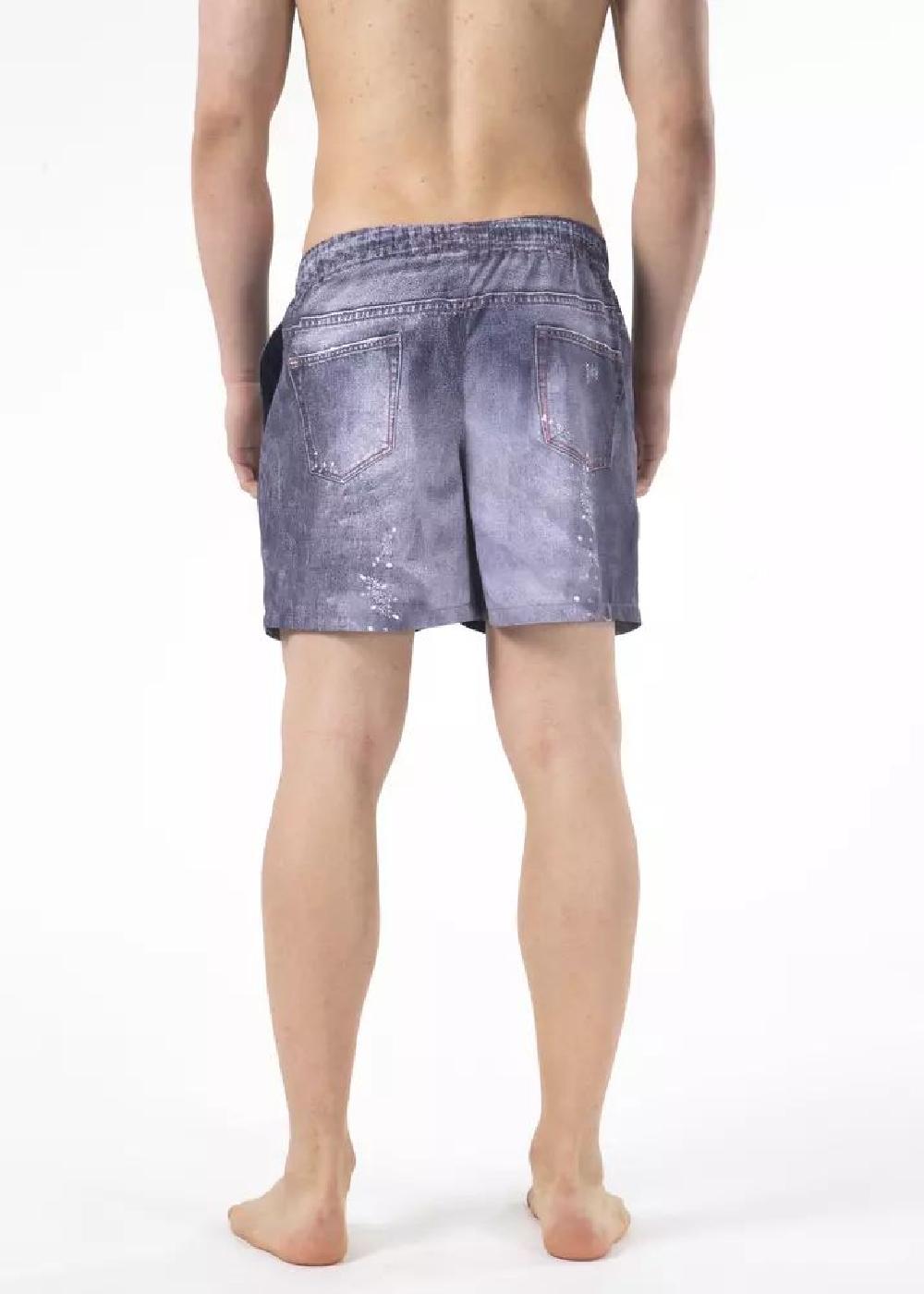 Blue Polyester Swimwear - xl