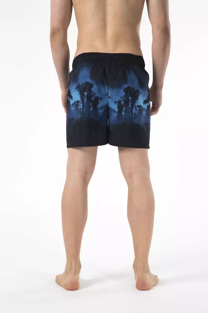Black Polyester Swimwear - xl