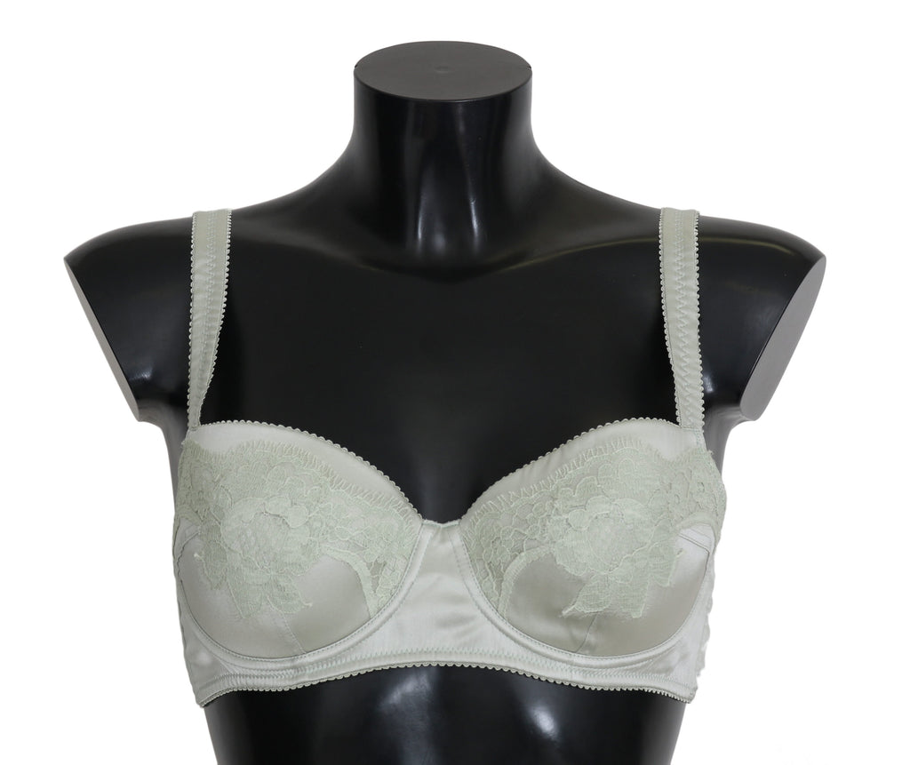 Green Balconcino Bra Floral Lace Underwear - it2-s