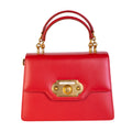 Red Leather Welcome Handbag - women