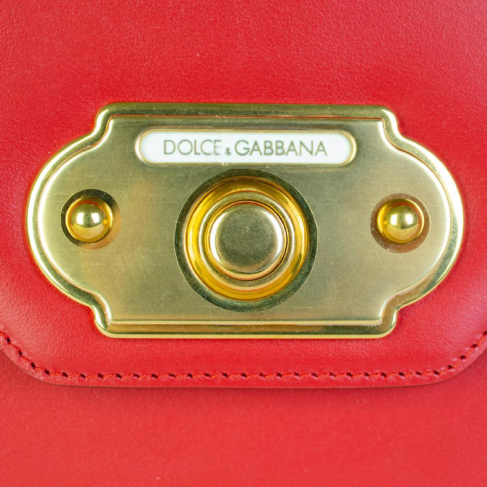 Red Leather Welcome Handbag - women