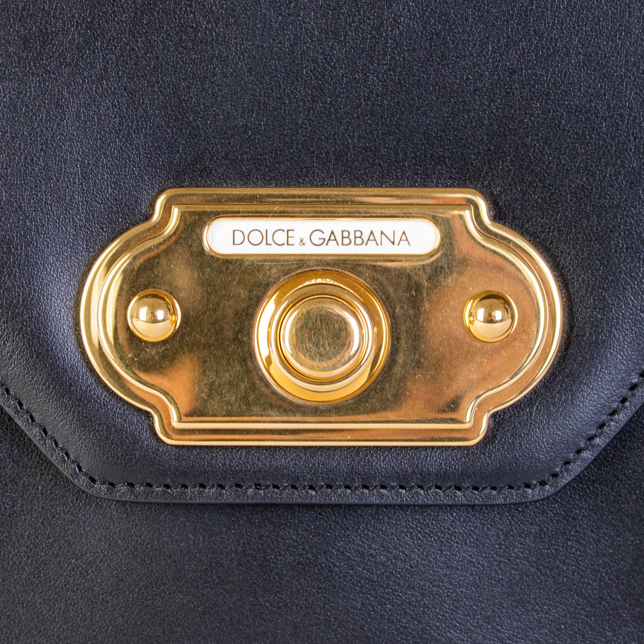 Black Leather Welcome Handbag - women