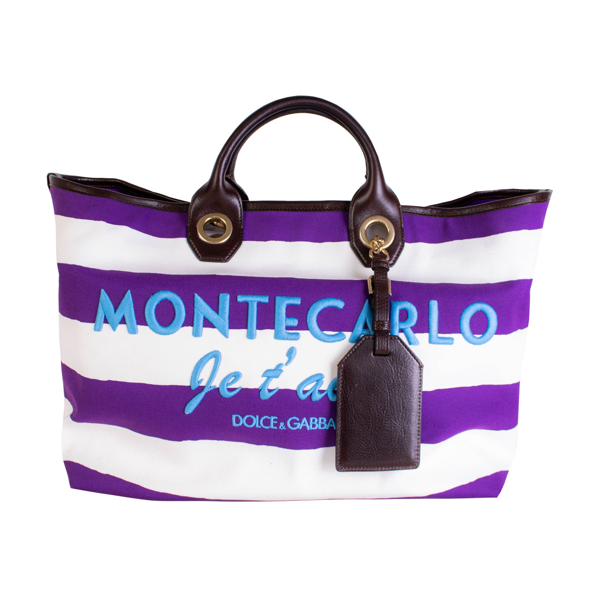 Striped Montecarlo Beach Bag - n-a