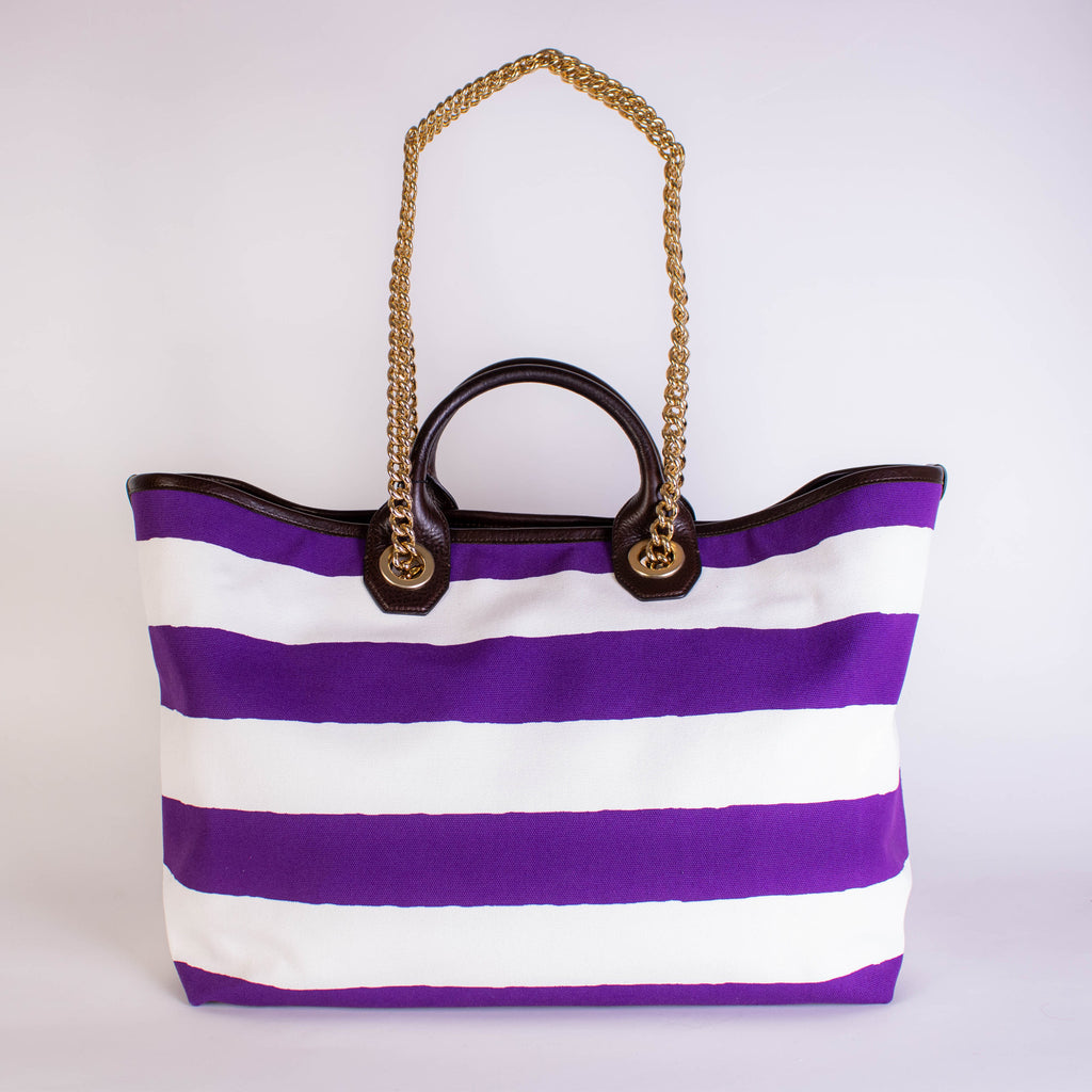 Striped Montecarlo Beach Bag - n-a