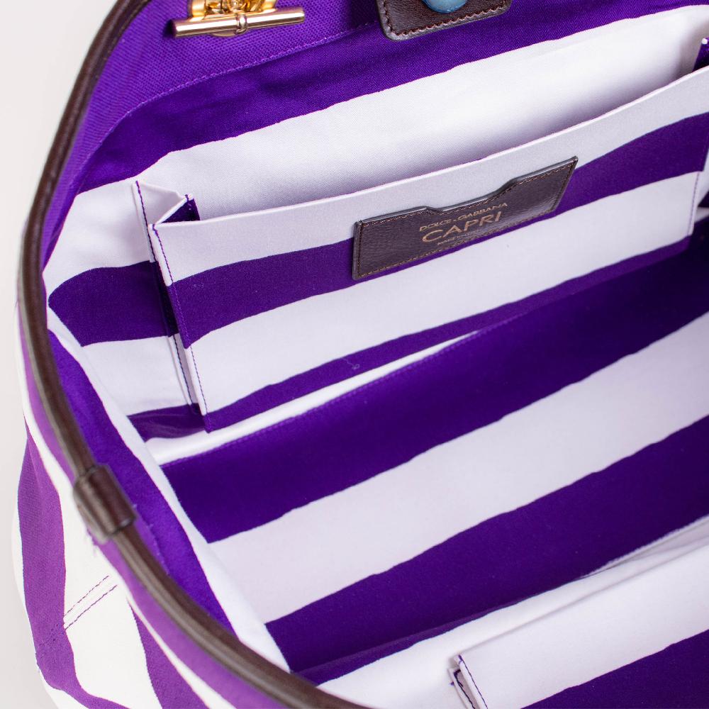 Striped Montecarlo Beach Bag - n-a