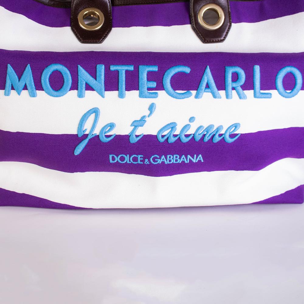 Striped Montecarlo Beach Bag - n-a