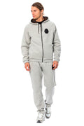 Gray Cotton Hooded Sweatsuit - 4xl