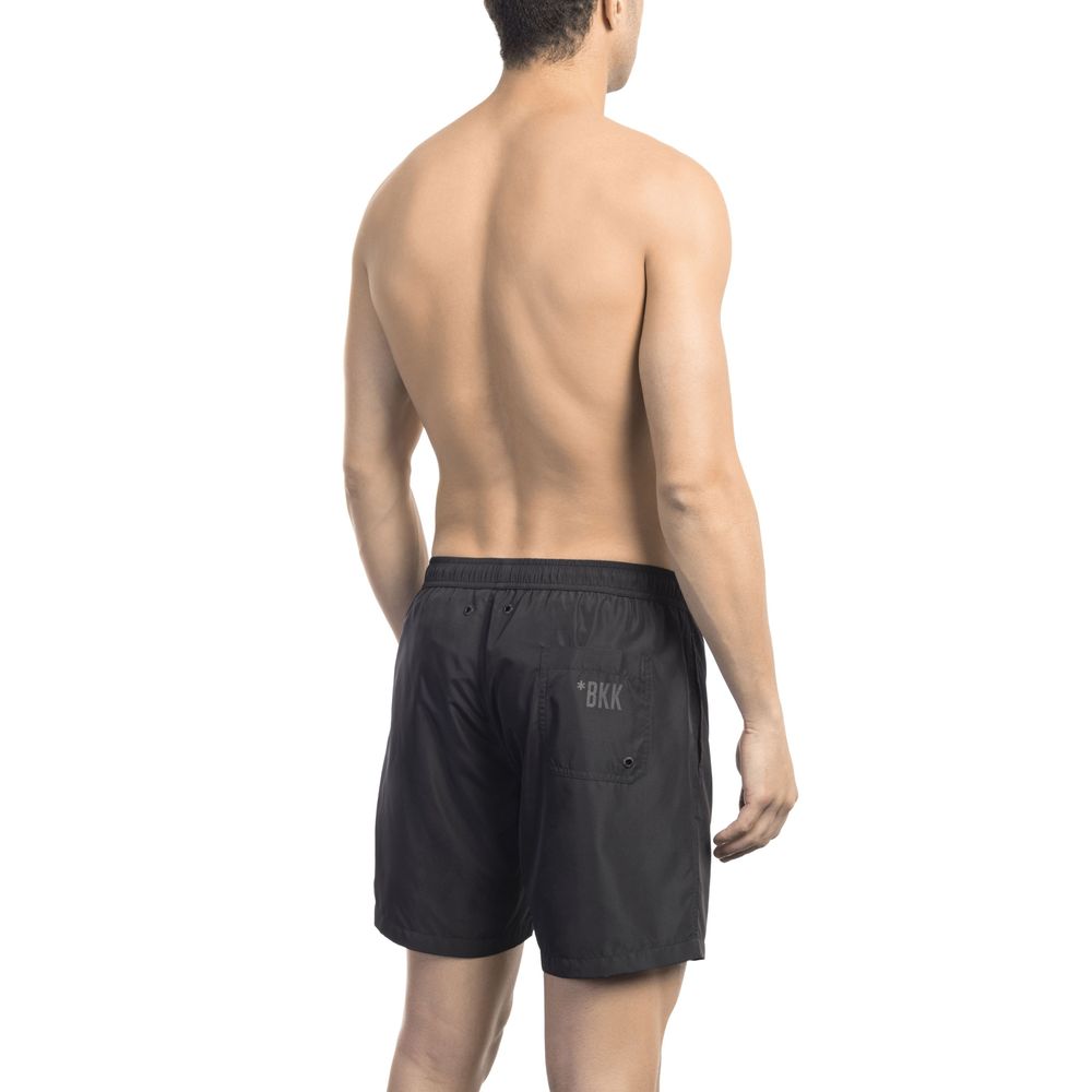 Black Polyester Swimwear - xl