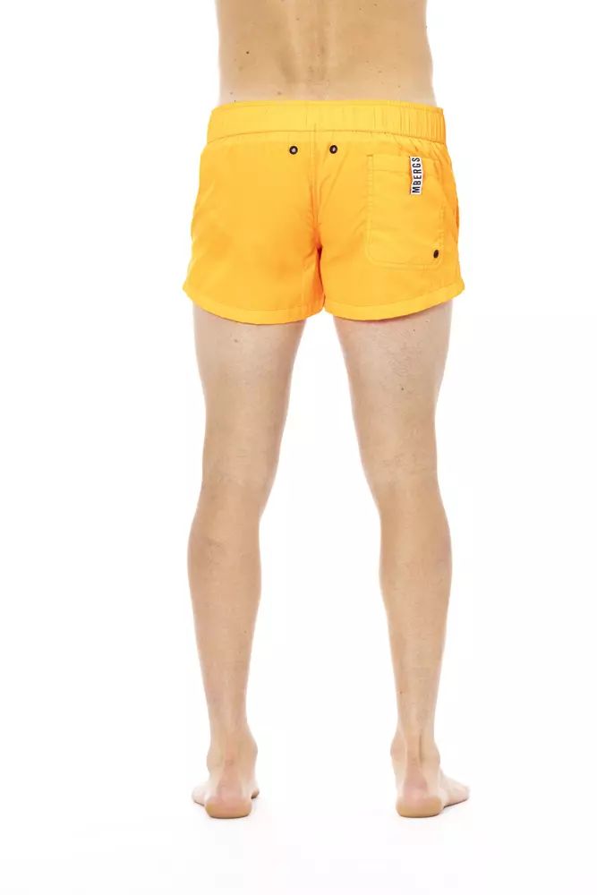 Orange Polyamide Swimwear - l